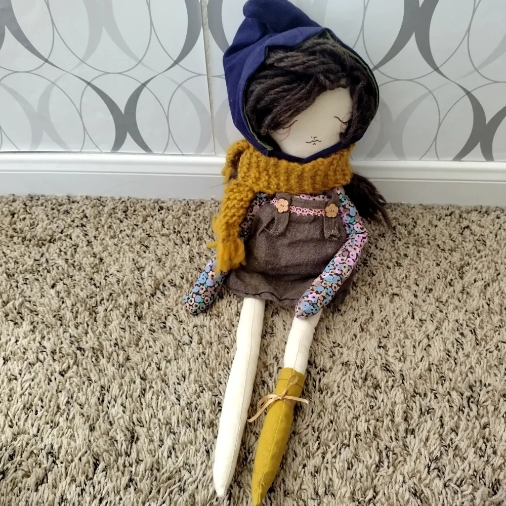 heirloom Rag Doll Dress handmade dolls